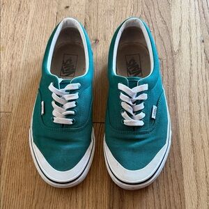 Vans Unisex Era TC Teal Mens 8.5 Womens 10 Sneaker Skater Shoe Suede Canvas